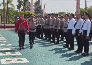 Wabup Kapuas Pimpin Apel Operasi Ketupat Telabang 2026