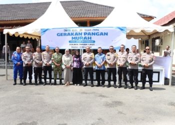 Polres Tanah Laut Ikuti Zoom Meeting Bazar Gerakan Pangan Murah Polri 2026