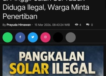 Berita Dugaan Penampungan Solar Ilegal di Sei Tabuk Sempat Terbit, Kini Hilang dari Portal