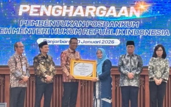Permudah Akses Layanan Hukum Bagi Masyarakat Melalui Posbakum, Tabalong Raih Penghargaan dari Menkum RI