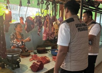 Pangan Polda Kalsel Sidak Pasar Kuripan, Temukan Beras Premium, Cabai dan Daging Dijual di Atas Harga Acuan