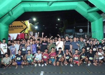 Bupati Wiyatno Buka Kapuas Ramadhan Street Race di Danumare, 160 Peserta Ramaikan Ajang Lari Malam