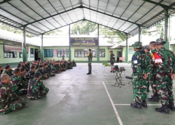 Asops Kodam XXII/Tambun Bungai Tinjau Langsung Latihan Prajurit Kodim 1006/Banjar
