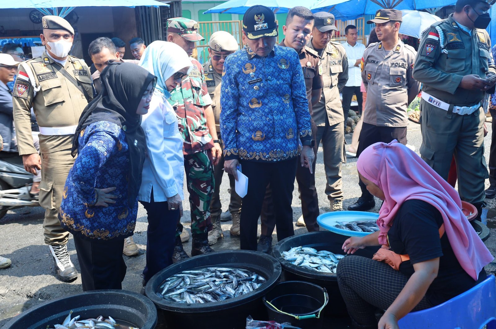 Jelang Idul Fitri, Wali Kota dan Forkopimda Tanjungbalai Sidak Sejumlah Pasar, Kios dan Ritel Modern