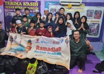 Kolaborasi BIMAN Foundation dan HIMMPAS UI Hadirkan Kebahagiaan Ramadan, Puluhan Warga Cilodong Terima Bantuan Sembako