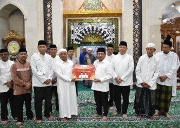 Safari Ramadhan di Kecamatan Selat, Pemkab Kapuas Syukuran Pembangunan Parkiran Baru Masjid At Taqwa