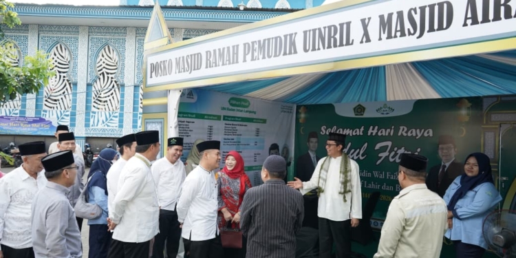 UIN Raden Intan Lampung Jadikan Masjid Raya Airan Sebagai Posko Ramah Pemudik, Hadirkan Layanan Lengkap di Jalur Mudik