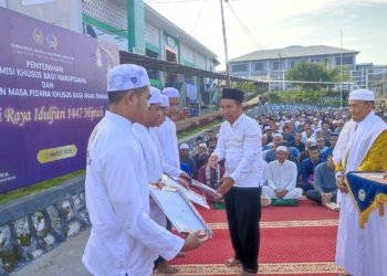 Lapas Batulicin Berikan Remisi Idulfitri bagi 371 Warga Binaan, Kalapas: Ini Reward Perubahan Perilaku