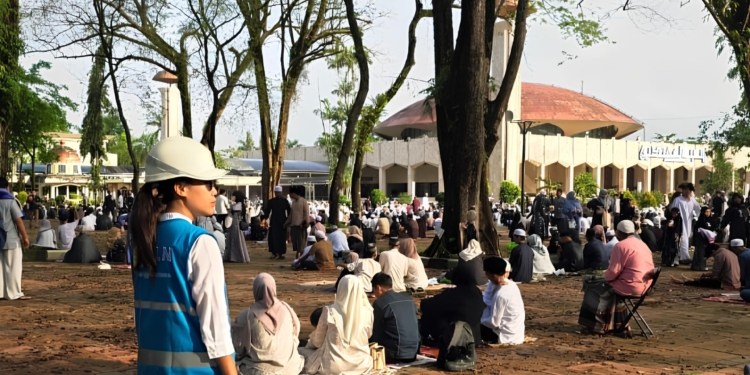 PLN UID Kalselteng Jaga Keandalan Listrik, Salat Idul Fitri 1447 H Berlangsung Lancar dan Khusyuk