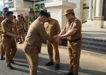 Pemkab Kotabaru Gelar Apel Pagi dan Halal Bihalal, ASN Dihimbau Terbuka Terhadap Kritik dan Saran