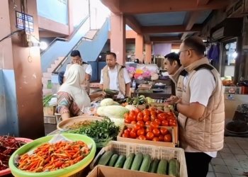 Pasca Lebaran, Satgas Pangan Polda Kalsel Pantau Harga Bapokting di Pasar Kuripan