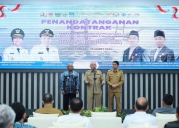 Kontrak Pembangunan Jembatan Penghubung Tanah Bumbu-Kotabaru Diteken, Kapan Rampung?