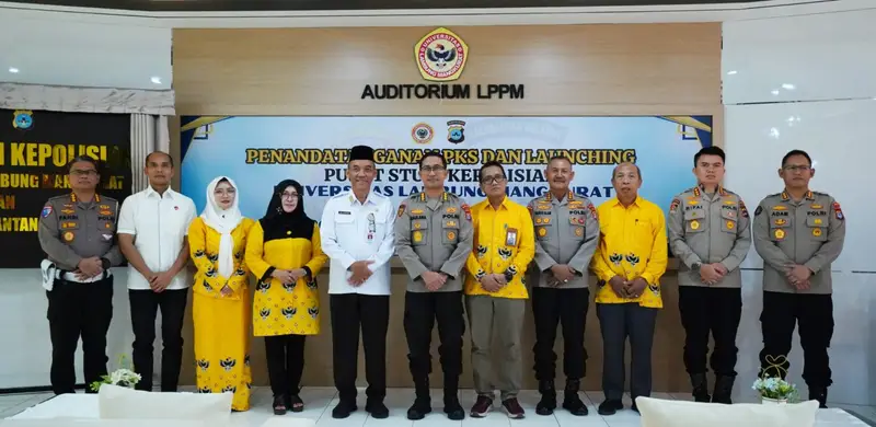 ULM–Polda Kalsel Resmikan Pusat Studi Kepolisian, Perkuat Riset dan Pengabdian untuk Masyarakat