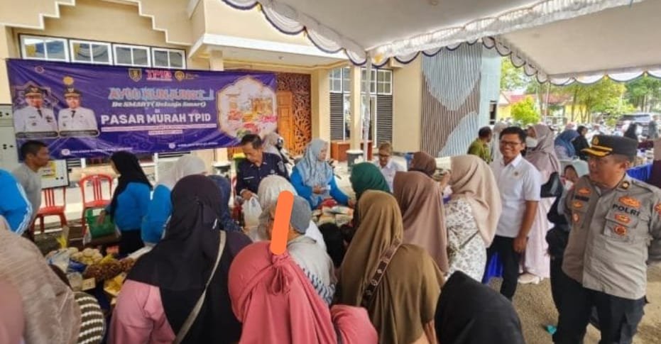 Laris Manis, Warga Serbu Pasar Murah TPID Tabalong