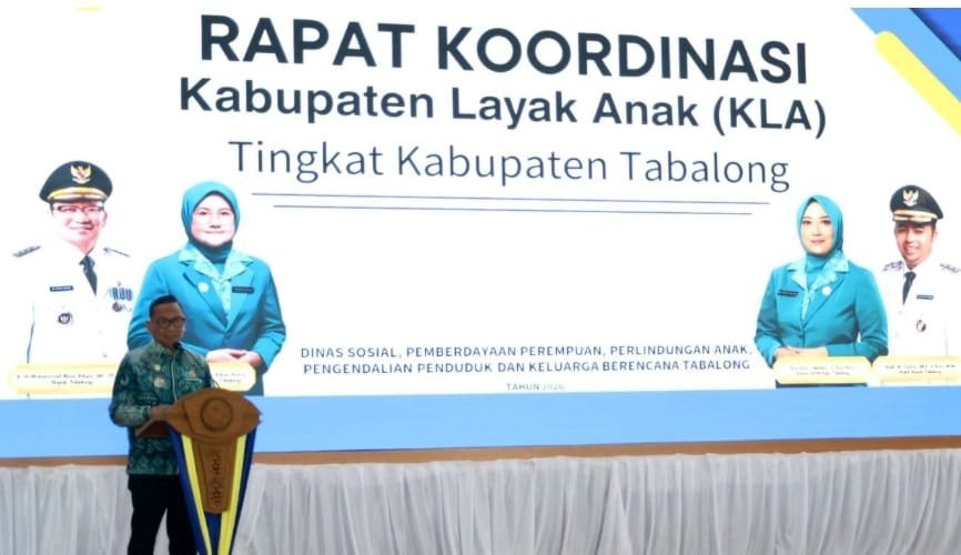 Bupati H Fani Minta Tim Gugus Tugas di Tabalong Perbaiki Data Dukung Hasil Evaluasi KLA 2026