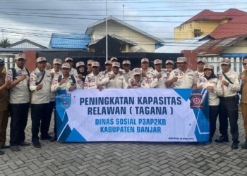 Perkuat Garda Kemanusiaan, Dinas Sosial Banjar Tingkatkan Kapasitas Relawan TAGANA
