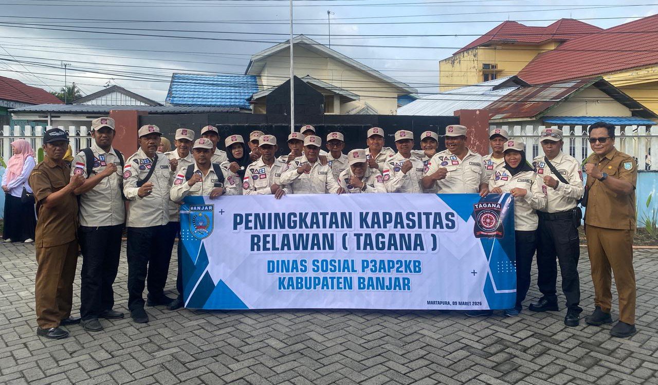 Perkuat Garda Kemanusiaan, Dinas Sosial Banjar Tingkatkan Kapasitas Relawan TAGANA