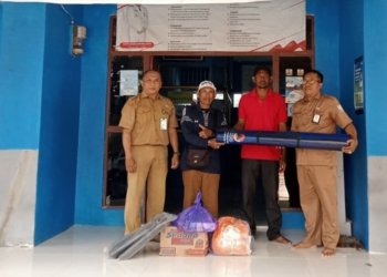 Puting Beliung Terjang Simpang Warga Dalam, Kecamatan Aluh Aluh Gerak Cepat Salurkan Bantuan untuk Korban