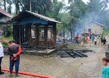 Tiga Rumah Ludes di Belimbing Baru, Camat Sungai Pinang Turun Langsung Pastikan Warga Tertangani