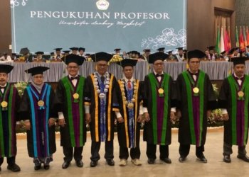 Enam Profesor Baru Dikukuhkan, ULM Tancap Gas Perkuat Reputasi Akademik Nasional Hingga Global