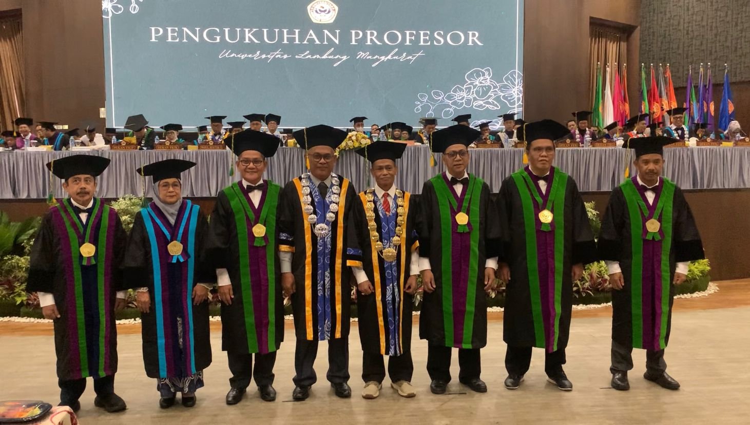 Enam Profesor Baru Dikukuhkan, ULM Tancap Gas Perkuat Reputasi Akademik Nasional Hingga Global