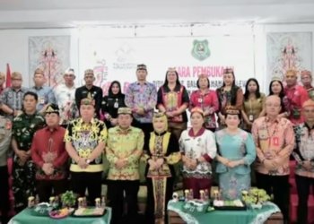 Momen HUT Ke-220, Pemkab Kapuas Gelar Ritual Balian dan Mamapas Lewu