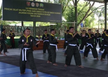 Semangat Membara, Ratusan Prajurit Ikuti UKT PSM di Banjarbaru, Kodim 1006/Banjar Tunjukkan Disiplin Tinggi