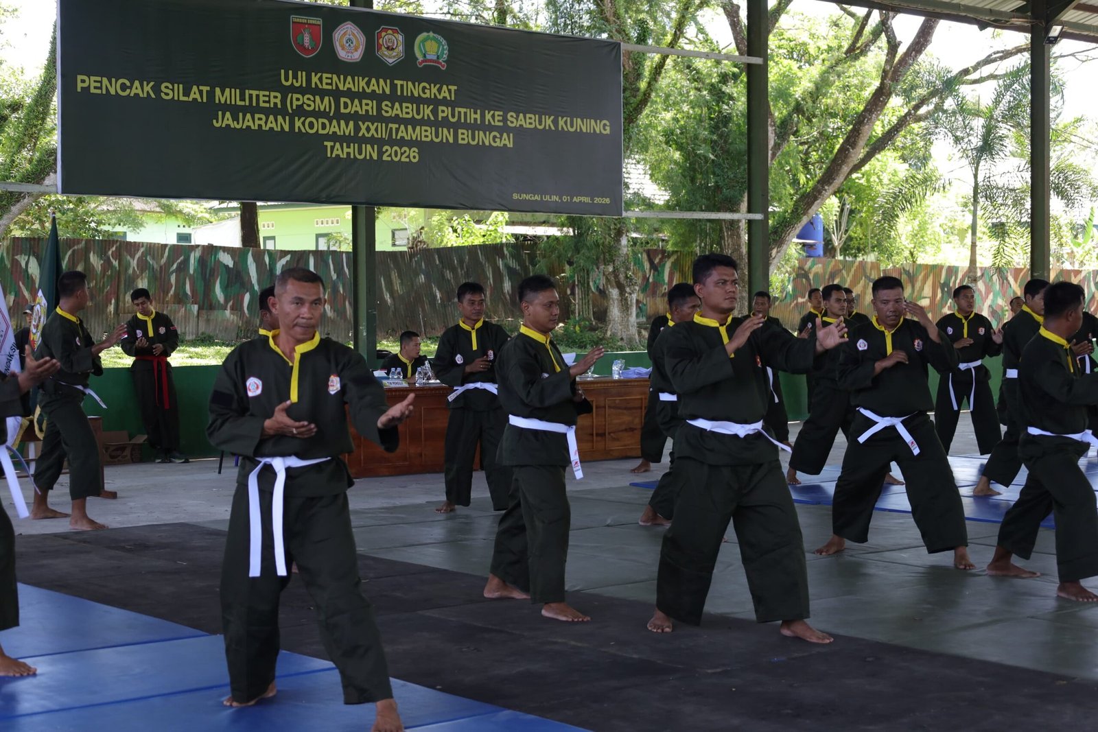 Semangat Membara, Ratusan Prajurit Ikuti UKT PSM di Banjarbaru, Kodim 1006/Banjar Tunjukkan Disiplin Tinggi