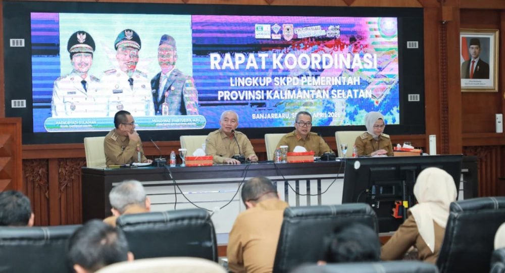Gubernur Kalsel Evaluasi Kinerja Triwulan I, Tekankan Percepatan Serapan dan Disiplin Kerja ASN