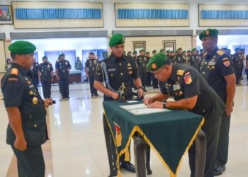 Pangdam XIII/merdeka Pimpin Upacara Serah Terima Jabatan Kasdam XIII/Merdeka