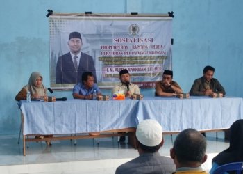 Wakil Ketua II DPRD Kalsel, Alpiya Rakhman Sosialisasikan Perda Perlindungan Anak di Tanah Bumbu