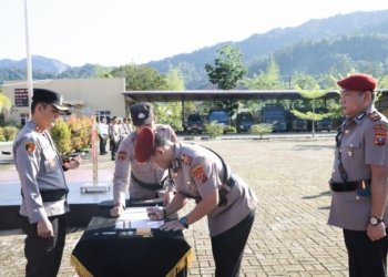 Kapolres Tapteng Rotasi Jabatan, Pejabat Baru Diminta Cepat Beradaptasi