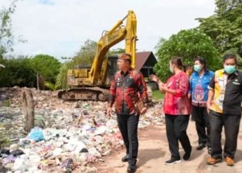 Wabup Kapuas Tinjau TPA Palinget