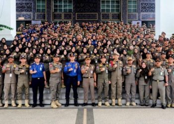 Dikecualikan dari WFH, Satpol PP dan Damkar Kalsel Tetap WFO