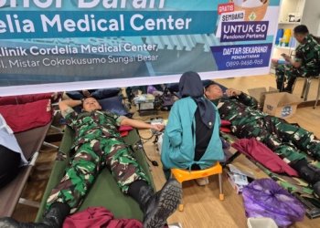 Kodim 1006/Banjar Tebar Kepedulian, Puluhan Kantong Darah Terkumpul di Banjarbaru