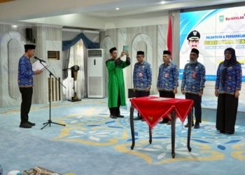 Pemkab Banjar Perkuat Struktur Organisasi, Sejumlah Pejabat Tinggi Pratama Resmi Dilantik