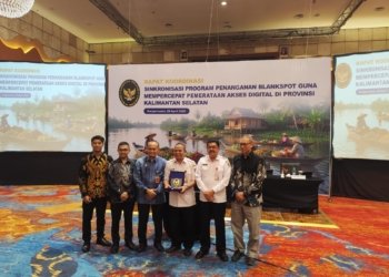 Kadiskominfotasan Kabupaten Tanah Laut Ikut Program Penanganan Blank Spot & Pemerataan Akses Digital