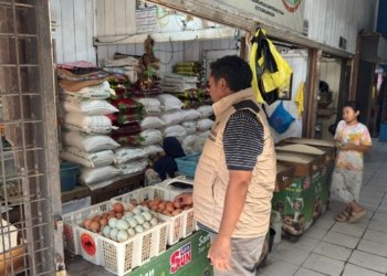 Satgas Pangan Polda Kalsel Gencar Lakukan Pengecekan Bapokting di Pasar Tradisional