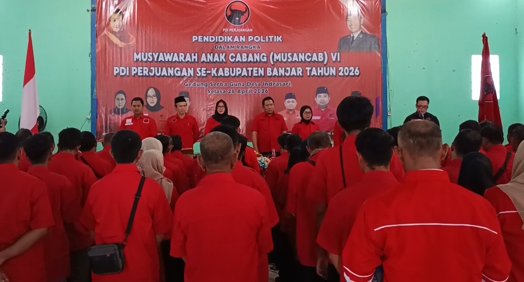 PDI Perjuangan Kabupaten Banjar Gelar Musancab VI Serentak, Perkuat Struktur hingga Akar Rumput