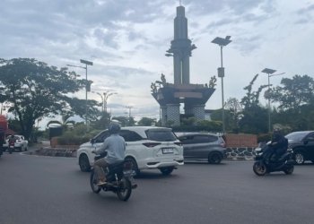 Bundaran Palam Rawan Kecelakaan, Polisi Minta Pengendara Kurangi Kecepatan