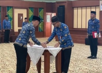 129 PNS Pemprov Kalsel Diambil Sumpah, Sekda Tegaskan Jauhi Judi Online