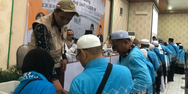 CJH Kloter 1 Banjarmasin Masuk Asrama Haji, Kartu Nusuk Dibagikan di Awal