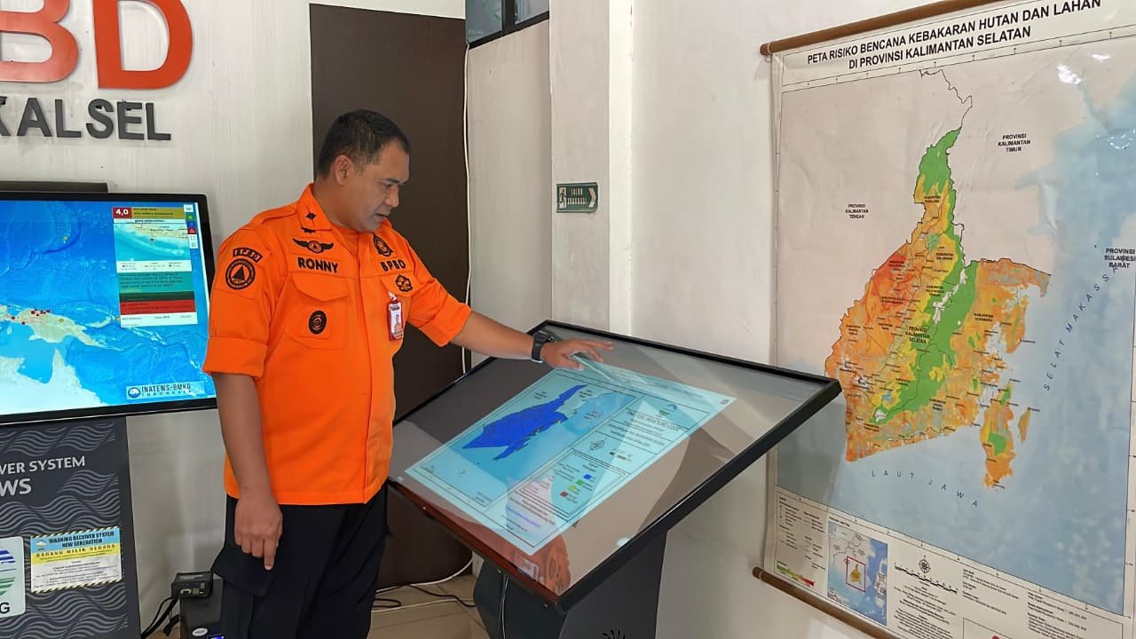 Karhutla Kalsel Masih Aman, BPBD Fokus Pantau Tinggi Muka Air Lahan Gambut