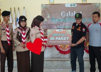 Sembilan Tahun Mengabdi, UKM Pramuka UIN Raden Intan Lampung Hadirkan Ramadan Penuh Makna di Desa Margodadi