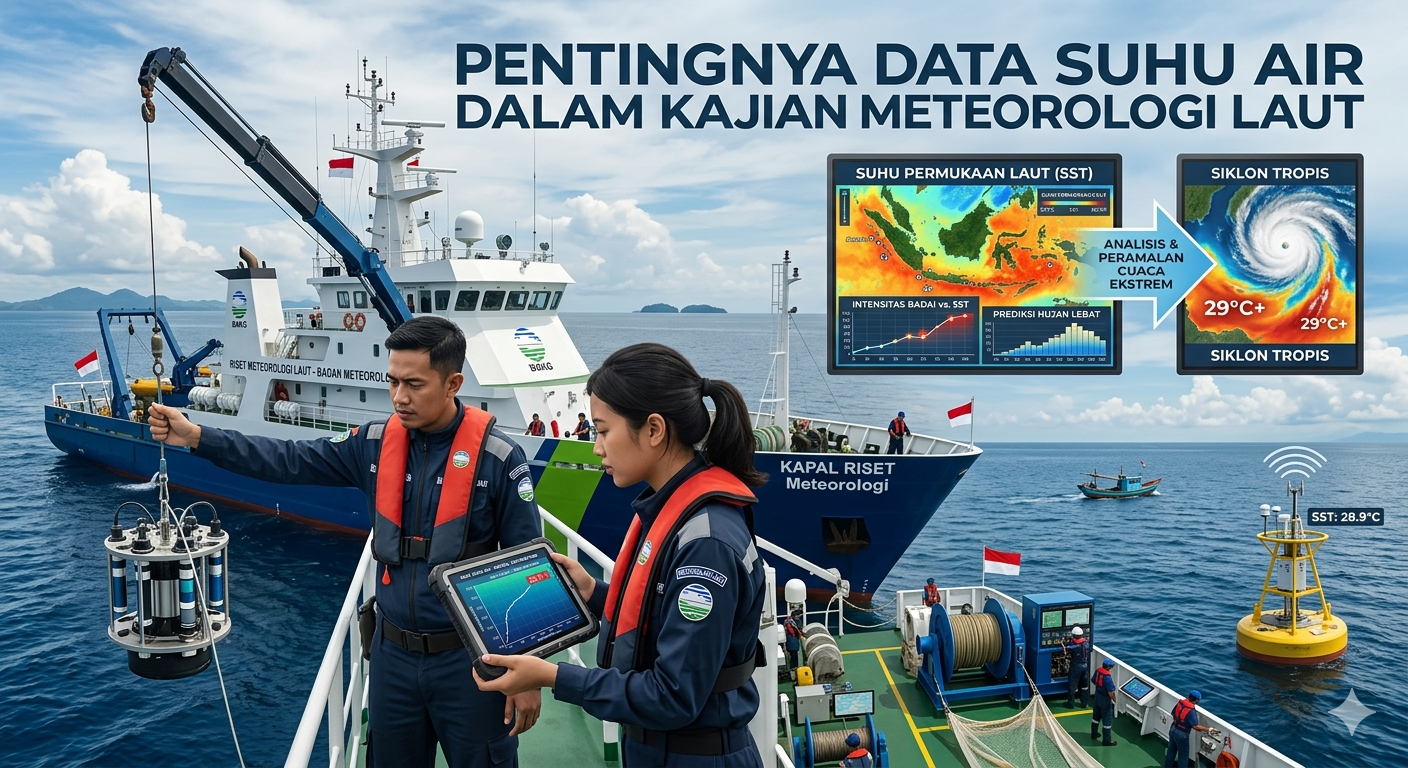 Pentingnya Data Suhu Air Dalam Kajian Meteorologi Laut