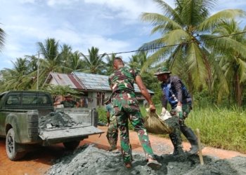 TNI Terus Tingkatkan Pengerjaan Pembangunan Jembatan Garuda di Tanah Bumbu, Progres Capai 12 Persen