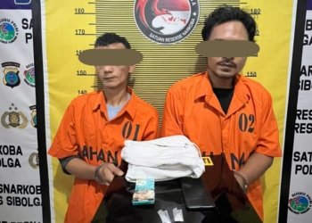 Ungkap Peredaran 1,97 Gram Sabu, Satnarkoba Sibolga Berhasil Amankan Dua Pelaku