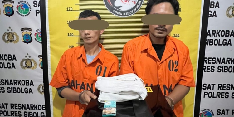 Ungkap Peredaran 1,97 Gram Sabu, Satnarkoba Sibolga Berhasil Amankan Dua Pelaku