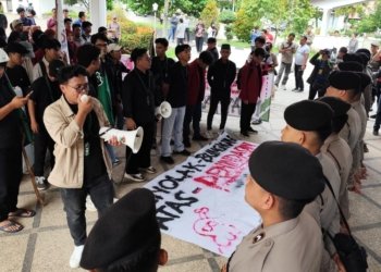 Demo DPRD Tala Berujung Segel Simbolis, Surat Pemberitahuan Aksi Disebut Baru Masuk Malam Hari