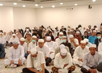 Petugas dan Jemaah Haji BDJ 08 Gelar Salat Hajat, Mantapkan Persiapan Hadapi ARMUZNA di Tanah Suci